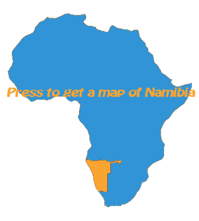 map of namibia africa. The cities in Namibia are